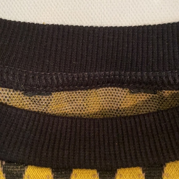Yellow And Black Diamond Pattern Top - Picture 14 of 14